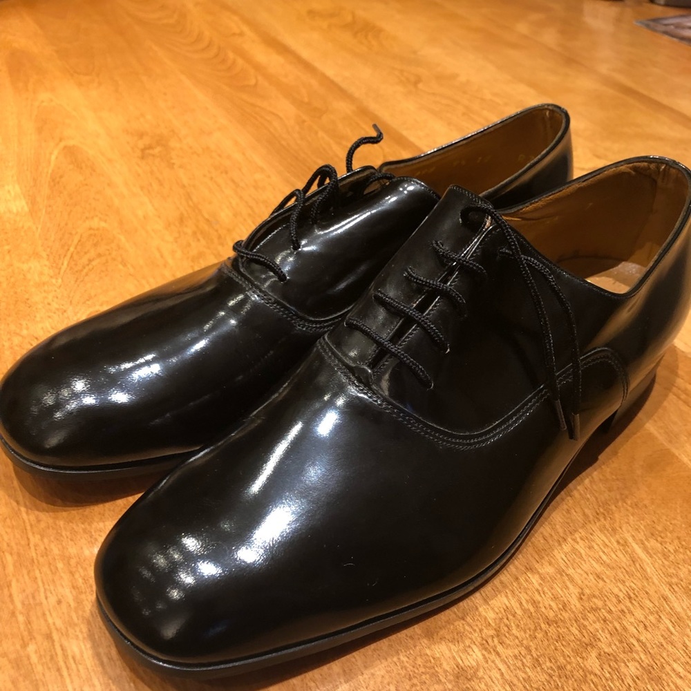 Brand New Black size 11 Men Shoes made in Paris
